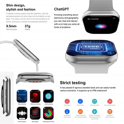 NEW Smart Watch Series 10 Men Blood Pressure BT Call NFC Sleep Monitoring Wireless Charge Women Sport Smartwatch for IOS Android